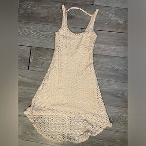 Cream colored boho-dress size small